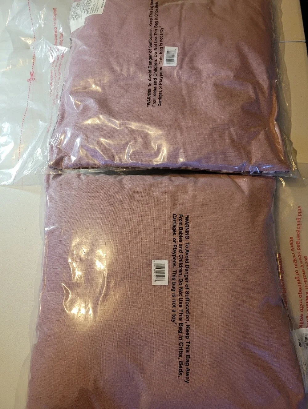 Studio McGee Paid Accent Toss Pillow Set Of 2 In Chocolate, Lavender, And Cream